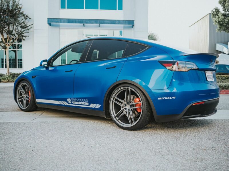 High Efficiency Carbon Trunk Spoiler for Tesla Model Y Finish Gloss Carbon Fiber